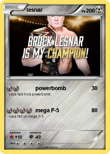 Pokemon lesnar