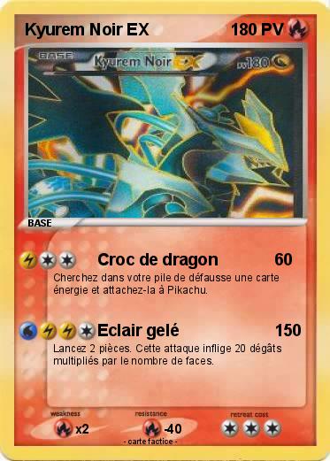 Pokemon Kyurem Noir EX