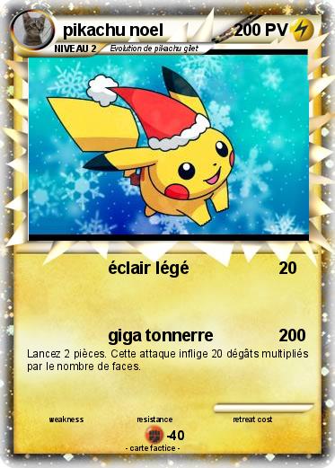Pokemon pikachu noel