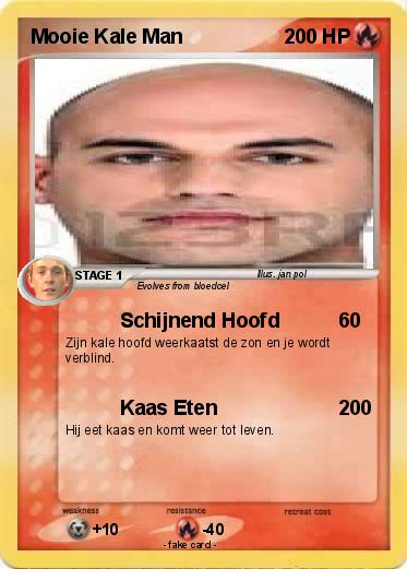 Pokemon Mooie Kale Man