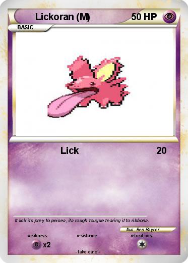 Pokemon Lickoran (M)