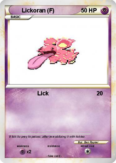 Pokemon Lickoran (F)