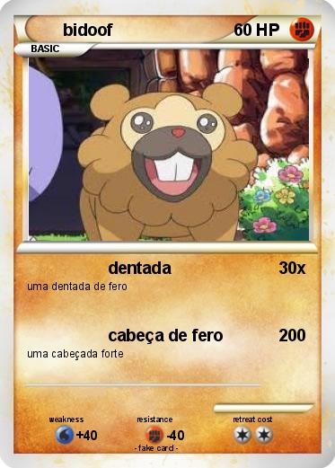 Pokemon bidoof