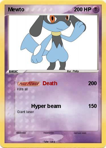 Pokemon Mewto