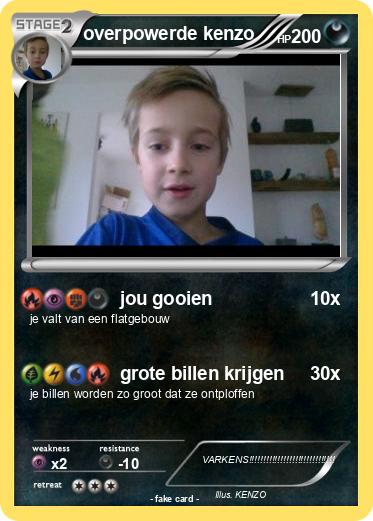 Pokemon overpowerde kenzo