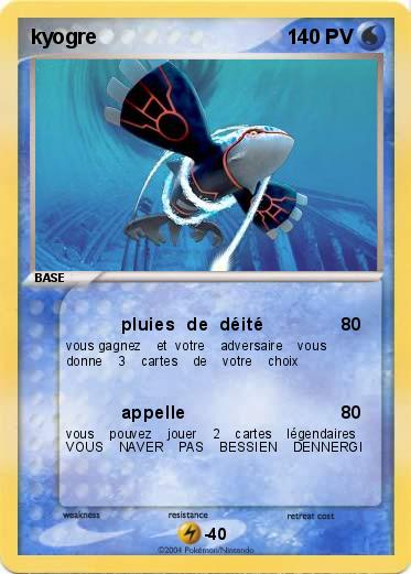 Pokemon kyogre    