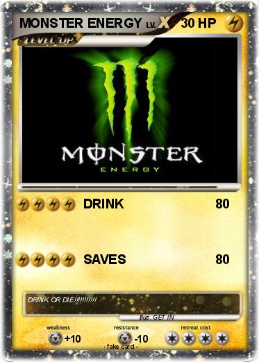 Pokemon MONSTER ENERGY