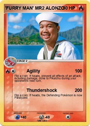 Pokemon 'FURRY MAN' MR2 ALONZO