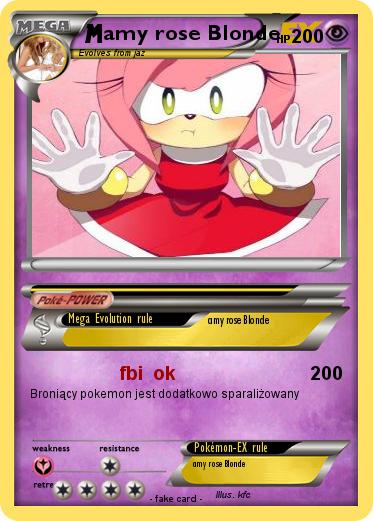 Pokemon amy rose Blonde