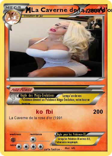 Pokemon La Caverne de la rose d'or (1991