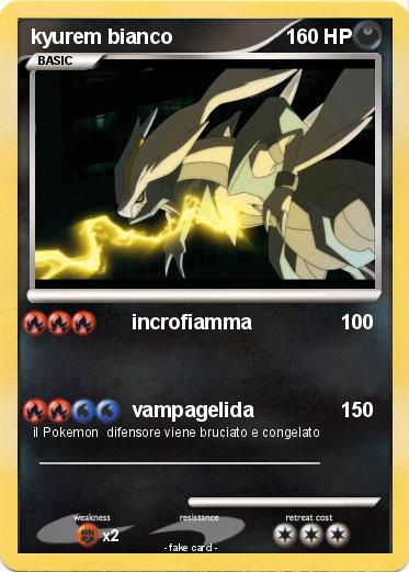 Pokemon kyurem bianco