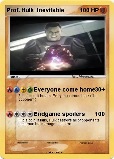 Pokemon Prof. Hulk  Inevitable