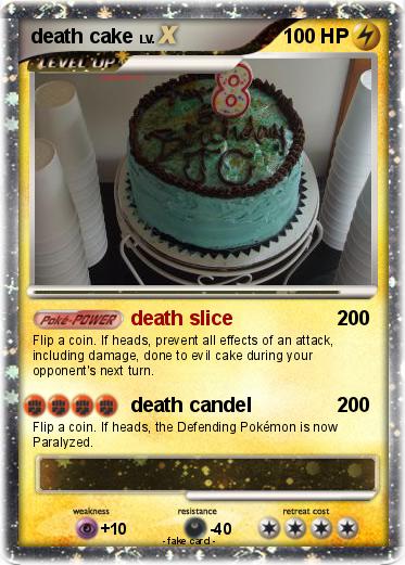 Pokemon death cake