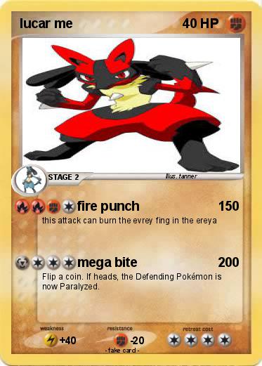 Pokemon lucar me
