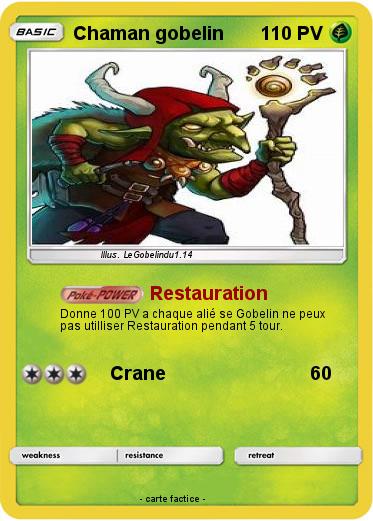 Pokemon Chaman gobelin