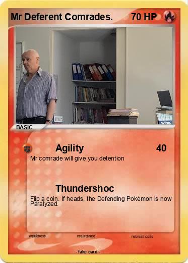Pokemon Mr Deferent Comrades.