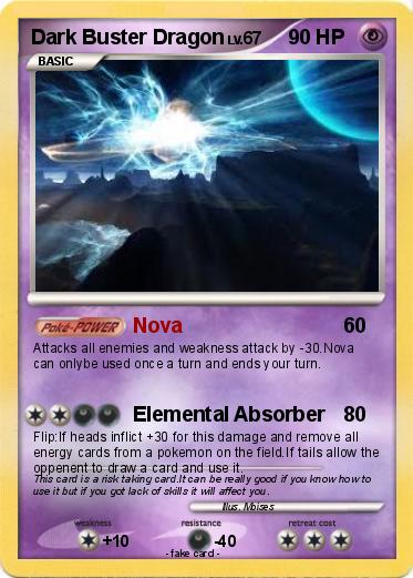 Pokemon Dark Buster Dragon