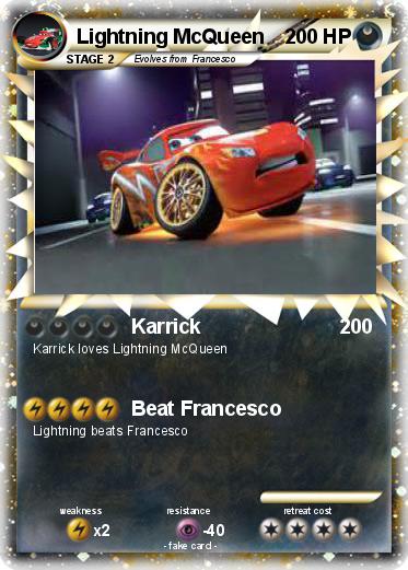 Pokemon Lightning McQueen