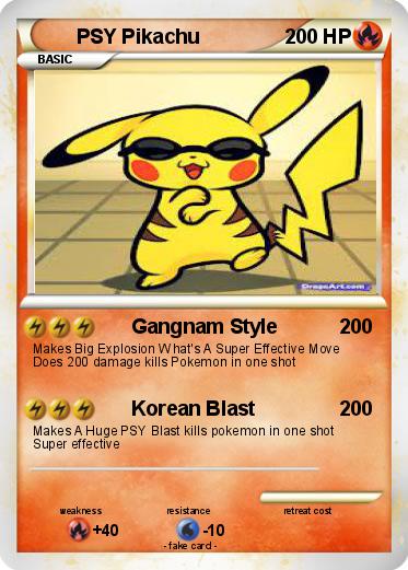 Pokemon PSY Pikachu