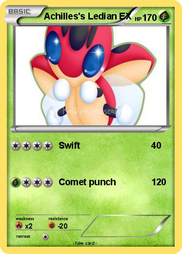 Pokemon Achilles's Ledian EX