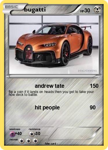 Pokemon bugatti
