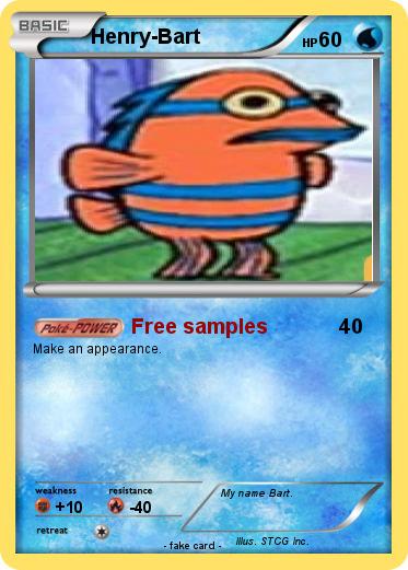 Pokemon Henry-Bart