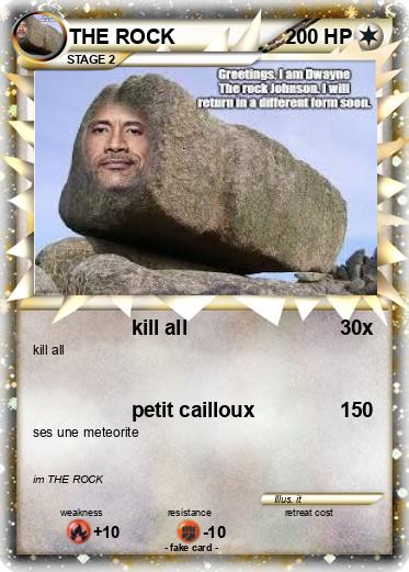 Pokemon THE ROCK