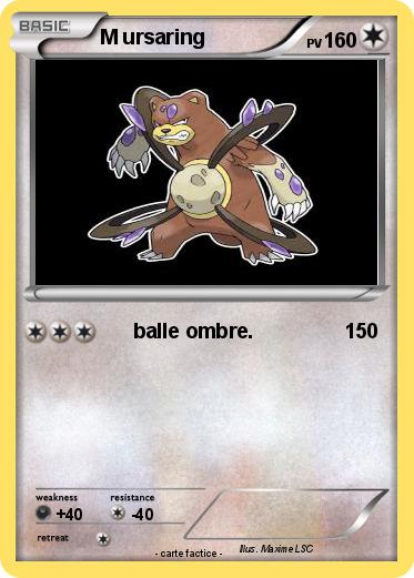 Pokemon M ursaring