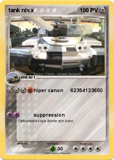 Pokemon tank niv.x