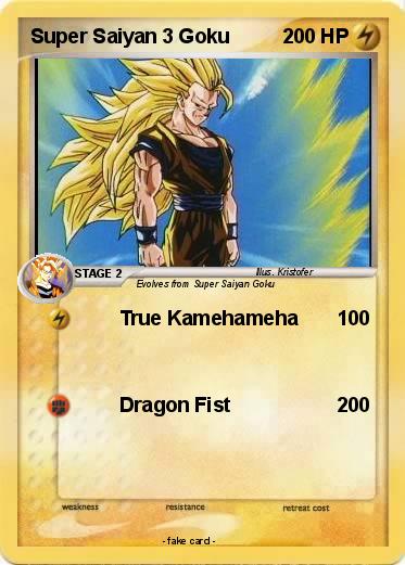 Pokemon Super Saiyan 3 Goku