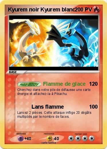 Pokemon Kyurem noir Kyurem blanc
