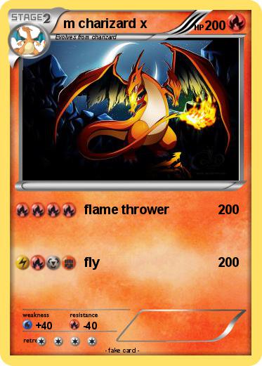 Pokemon m charizard x