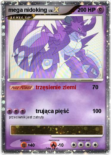 Pokemon mega nidoking