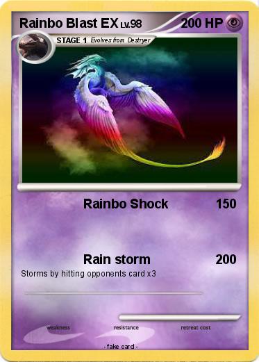 Pokemon Rainbo Blast EX