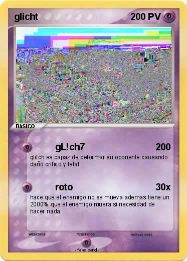 Pokemon glicht