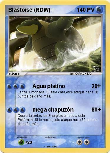 Pokemon Blastoise (RDW)