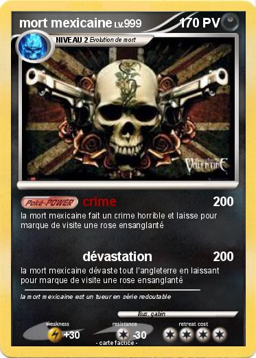 Pokemon mort mexicaine