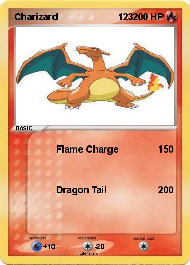 Pokemon Charizard                       123