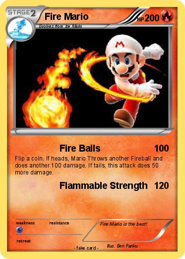 Pokemon Fire Mario