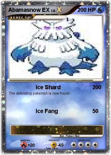 Pokemon Abamasnow EX