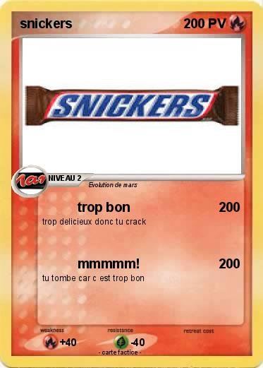 Pokemon snickers