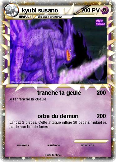Pokemon kyubi susano
