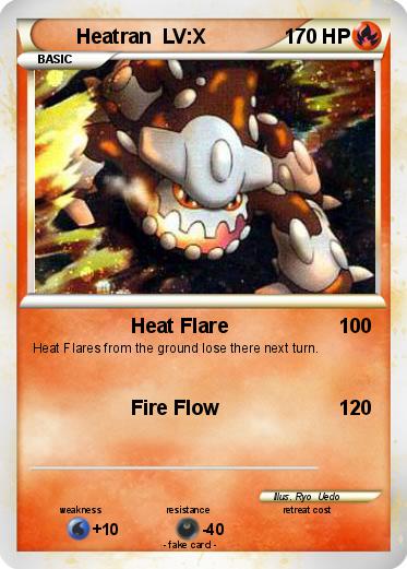 Pokemon Heatran  LV:X