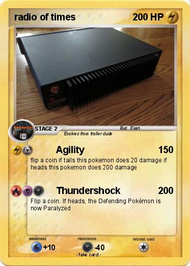 Pokemon radio of times