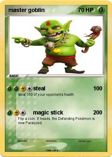 Pokemon master goblin