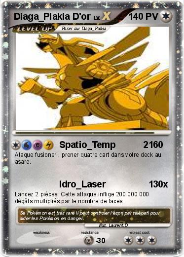 Pokemon Diaga_Plakia D'or