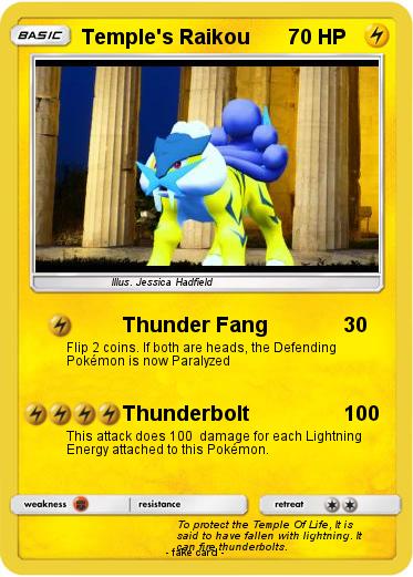 Pokemon Temple's Raikou