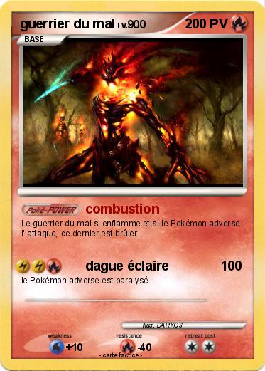 Pokemon guerrier du mal