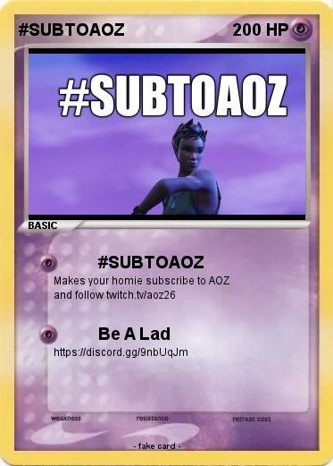 Pokemon #SUBTOAOZ
