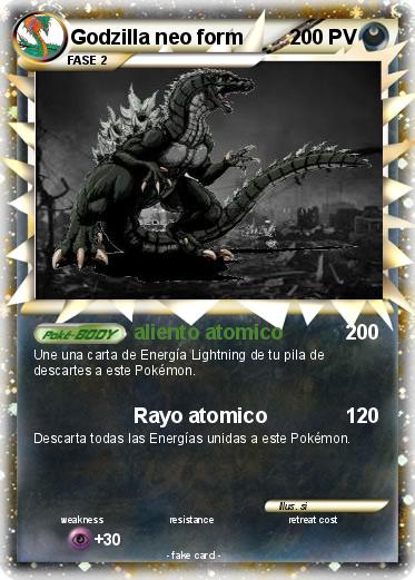 Pokemon Godzilla neo form